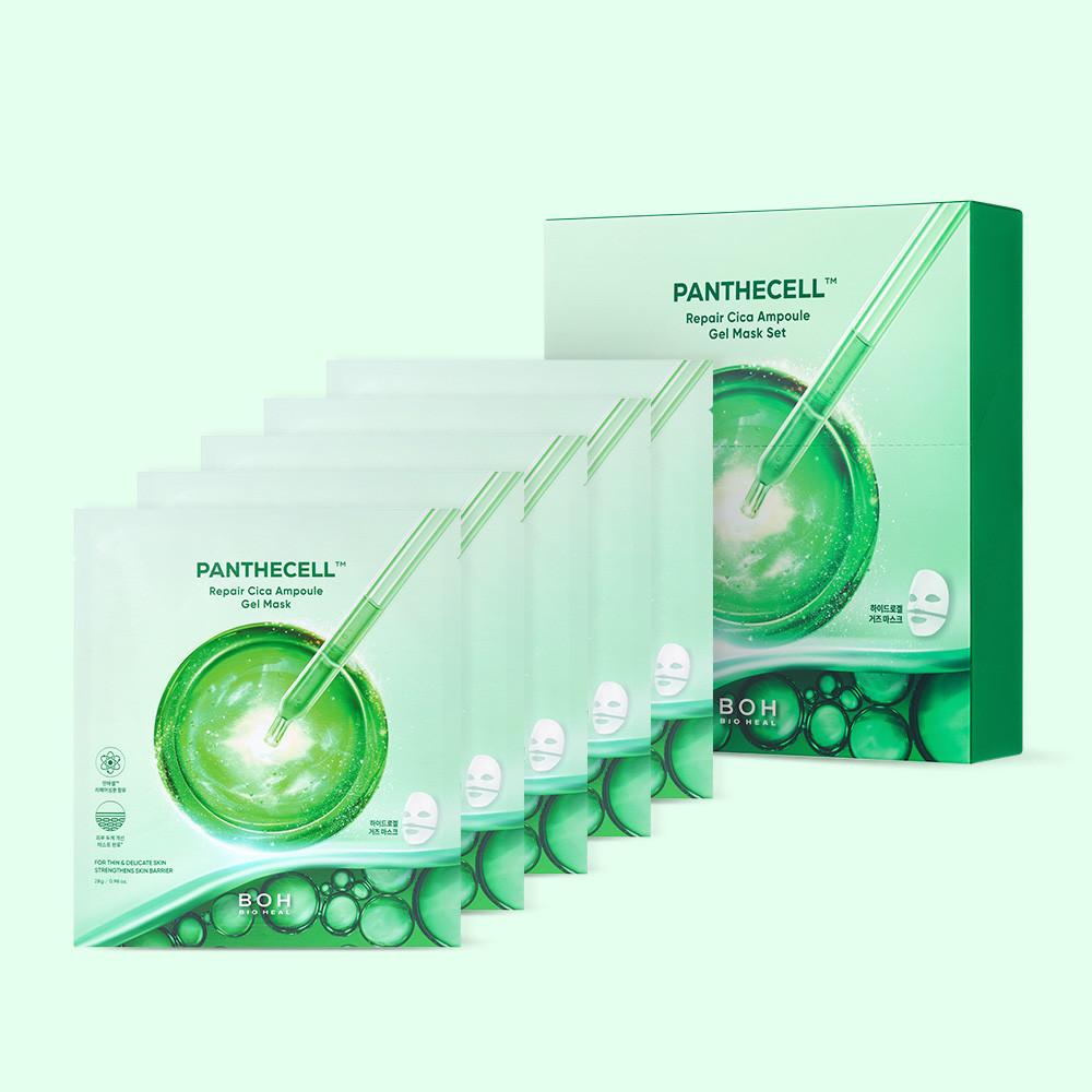 바이오힐보 판테셀 리페어시카 앰플 겔 마스크 5매입