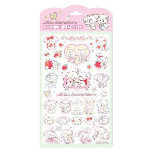 미코캐릭터즈 무스&캐미 에폭시 스티커 - 스티커북 | 쿠팡