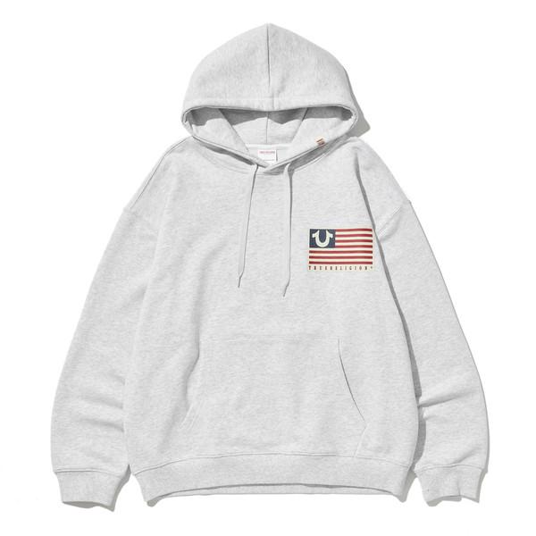 TR OLD GLORY HOODIE (MELANGE GREY)