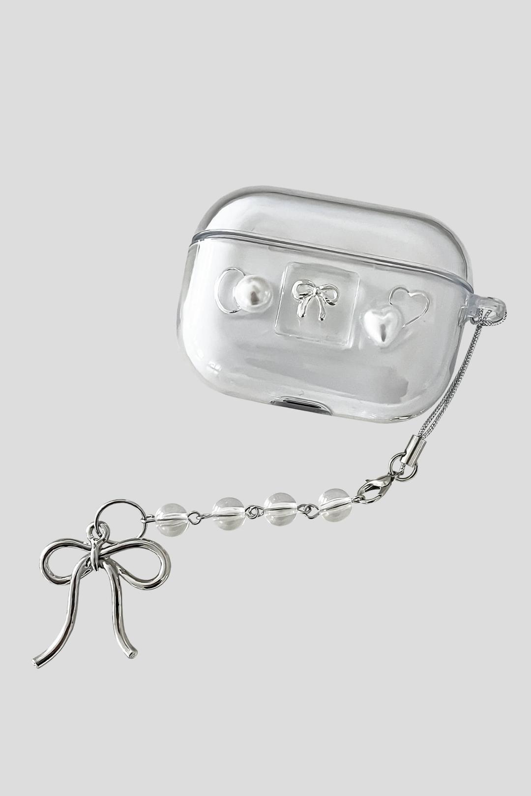 vintage ribbon ver 레진 에어팟케이스