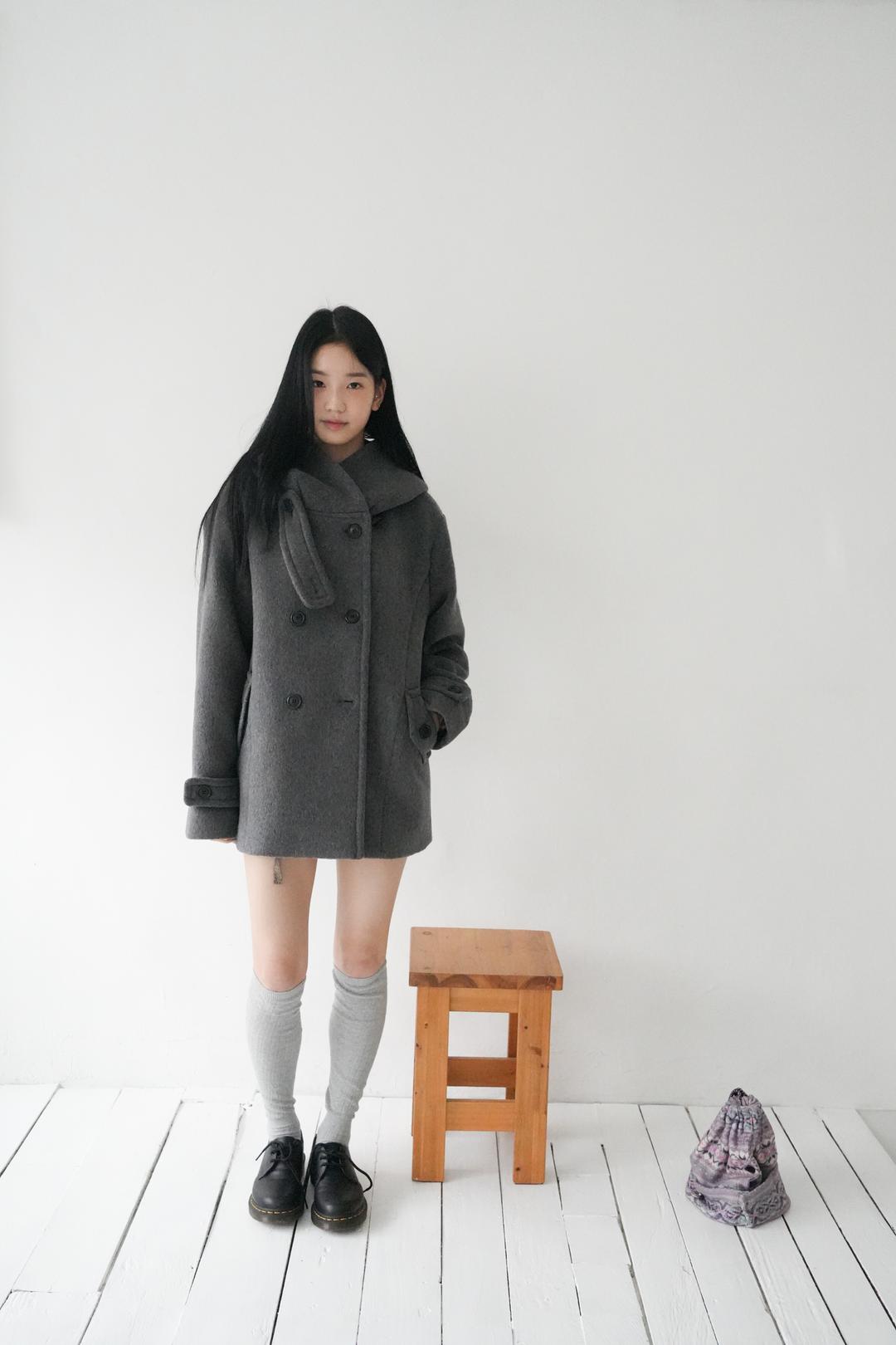[12차 리오더] Miya coat, Charcoal (11/27 예약배송)