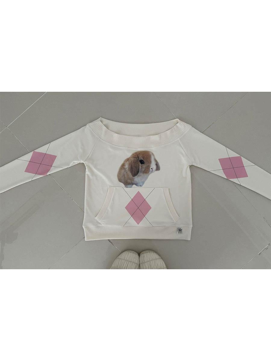 Rabbit jersey top(c)