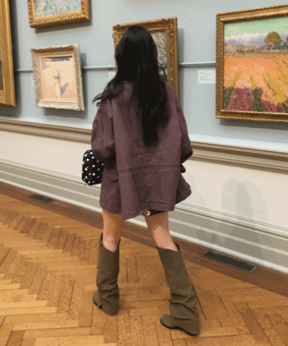 [컬러감/하프기장] 오버핏 워싱 야상