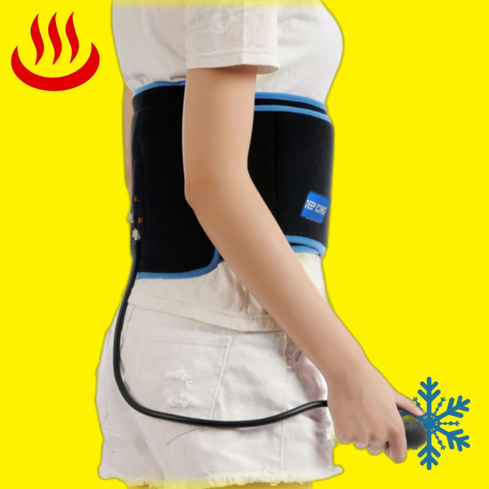 딥아이싱 허리 배 복부 에어펌프 찜질팩 온찜질 냉찜질 공기 압박 압 팽창식 찜질 1set