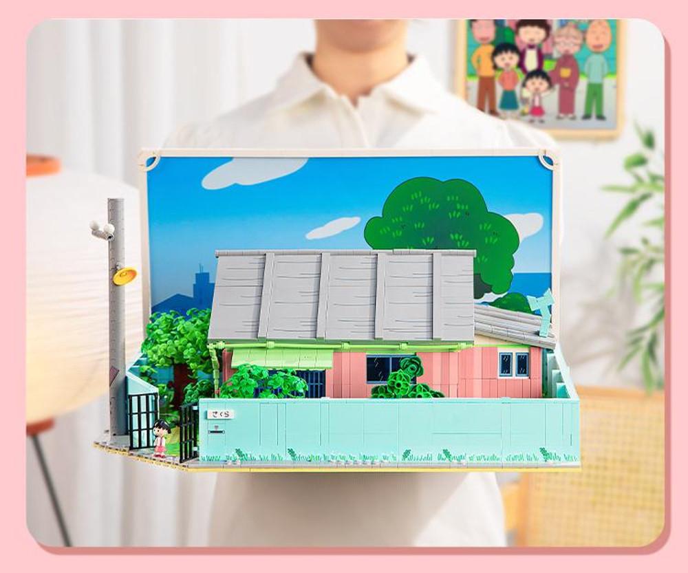 Wekki 516401 모듈러 애니메이션 마루코는 아홉살 마루코의집 풀박스 호환블럭