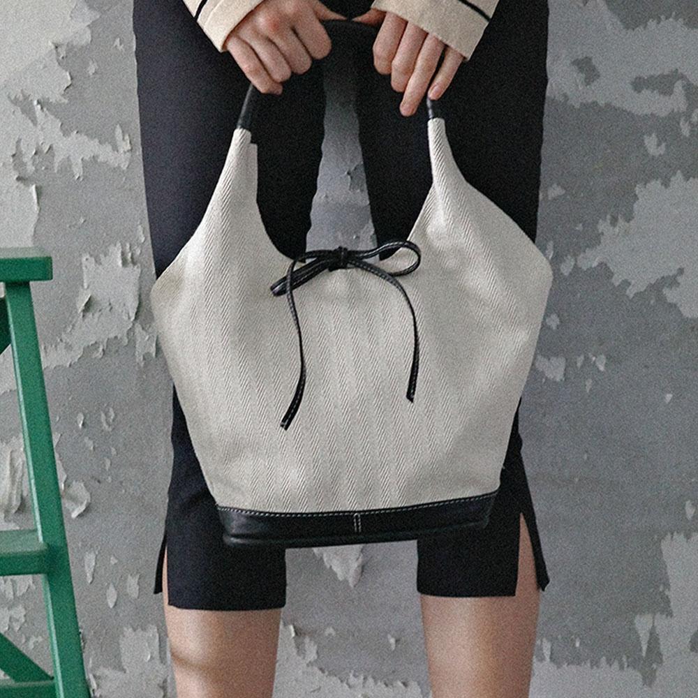 mini vase bag (canvas black)