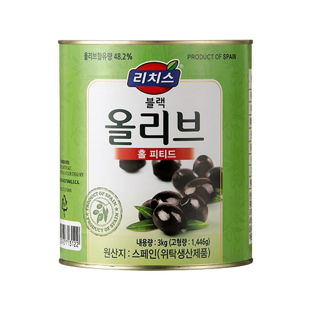 리치스 블랙 올리브 홀 피티드 3kg
