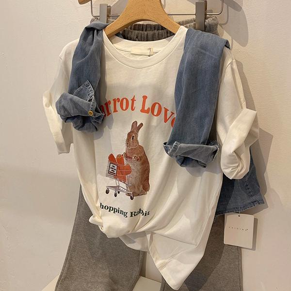 [주문폭주]케롯 레터링 반팔티 - S23TS527