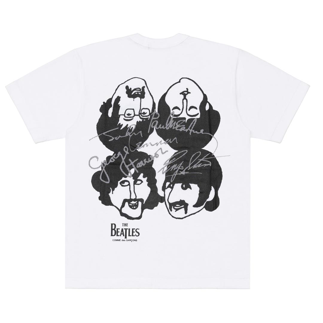 The Beatles CDG - PRINTED T-SHIRT - (WHITE)