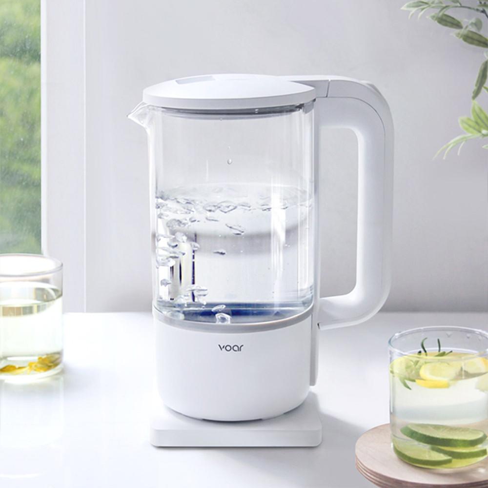 보아르 하티 전기포트 커피포트 위생적인 내열 유리 전기 무선주전자 포트기