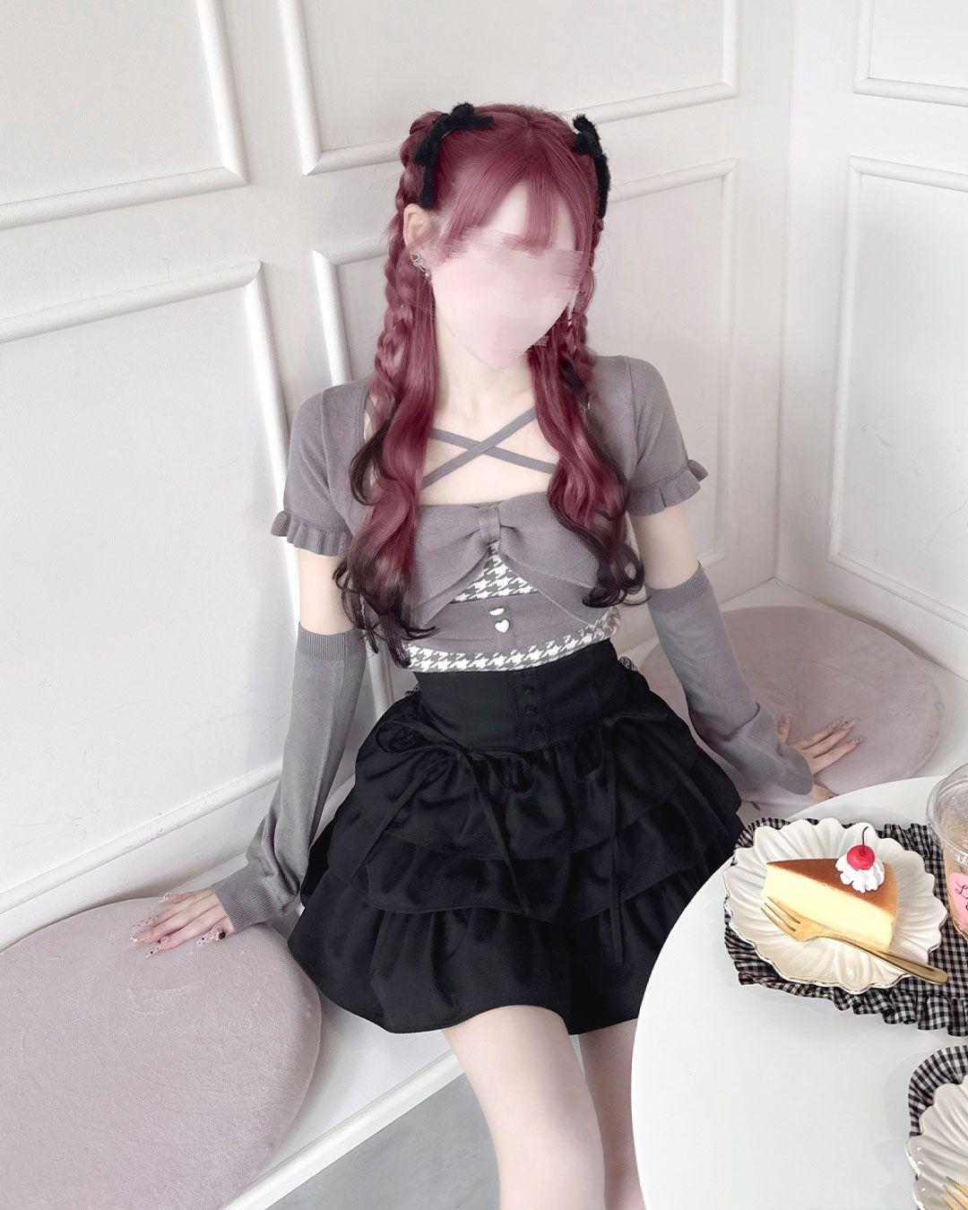 ビッグリボンアンサンブルトップス ピンク | ファッション通販＆メディアMyColor ～マイカラー～