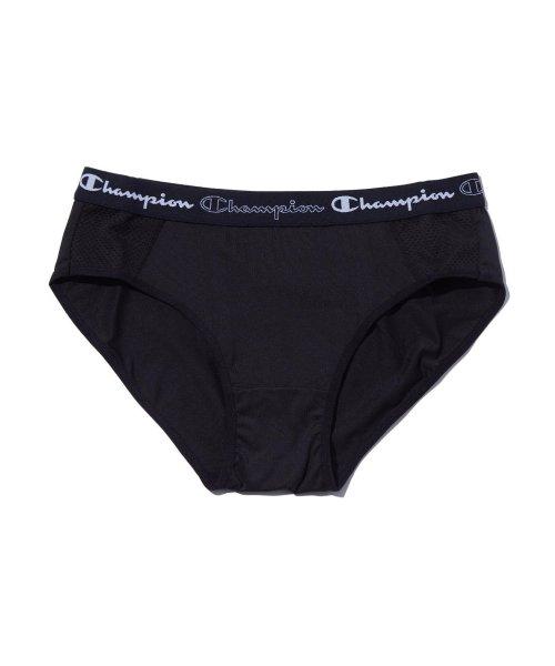 [ASIA] 여성 Champion Cotton Poly Double Dry® 레귤러 팬티 (BLACK) CKUN1F272BK