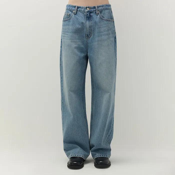 [26SS clove] Loose-Fit Denim Pants (Blue)