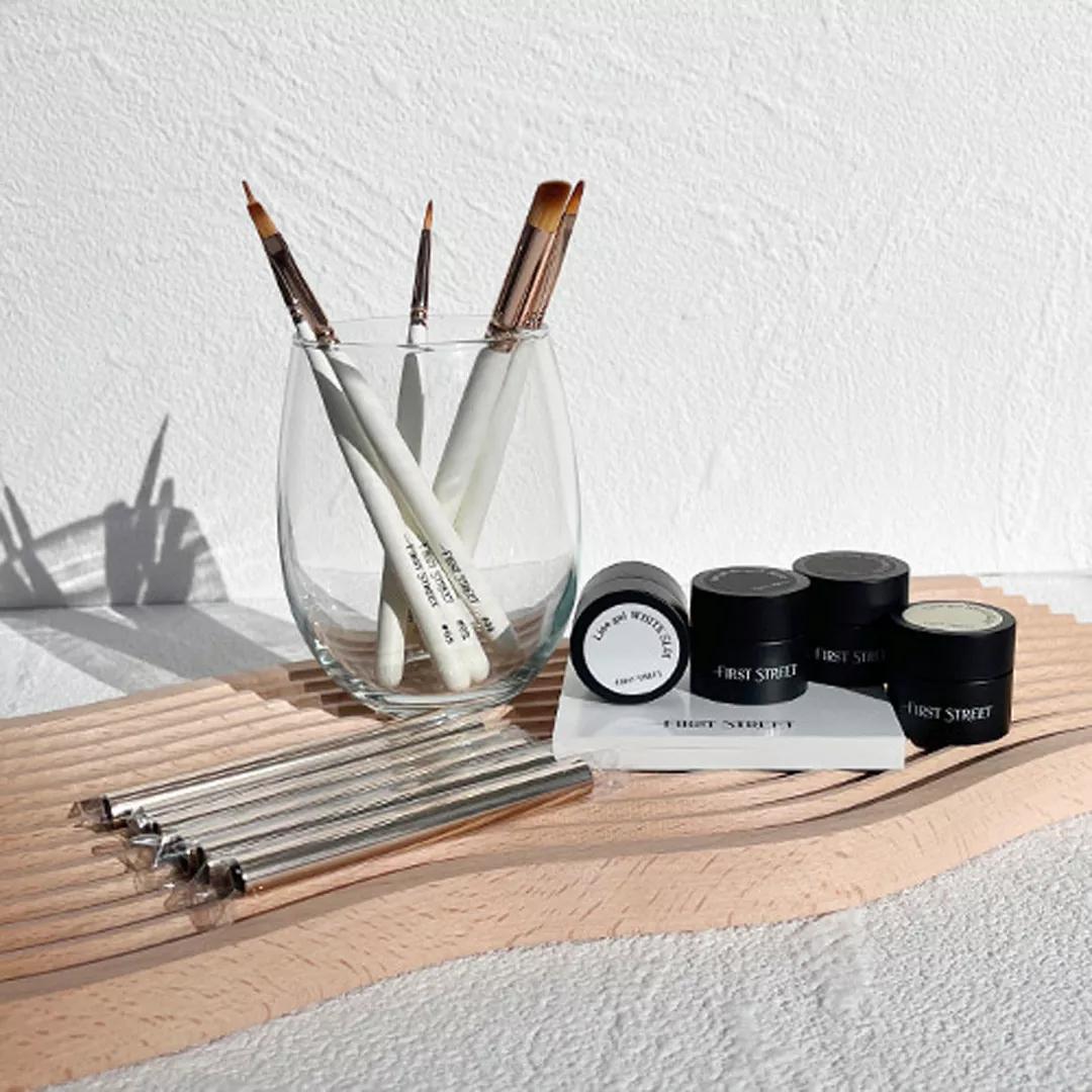 [퍼스트스트릿] 아트클래스 세트 {브러쉬 7종, 브러쉬 캡 6ea, 통젤 7g x 4ea,}