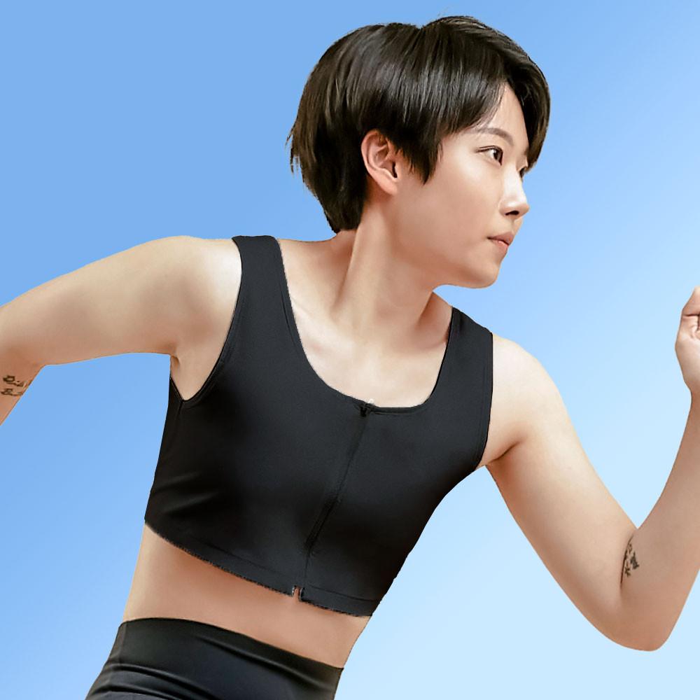 데이온 압박브라 앞지퍼 조끼 미니마이저 큰가슴 작아보이는 작게보이는 축소 붕대