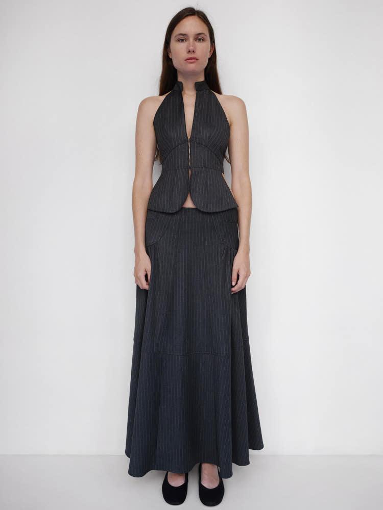 Gimaguas 기마구아스 피오나 핀스트라이프 스커트 Fiona Skirt