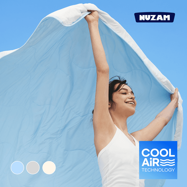 [누잠 쿨에어 냉감 이불] 시원한 여름 얇은 차렵이불 초냉감 슈퍼싱글 퀸