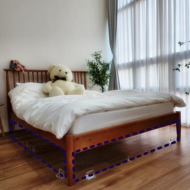 고양이 침대밑 쇼파밑 가림막 펜스 강아지 아크릴 가림판 투명 울타리 고양이 격리 울타리