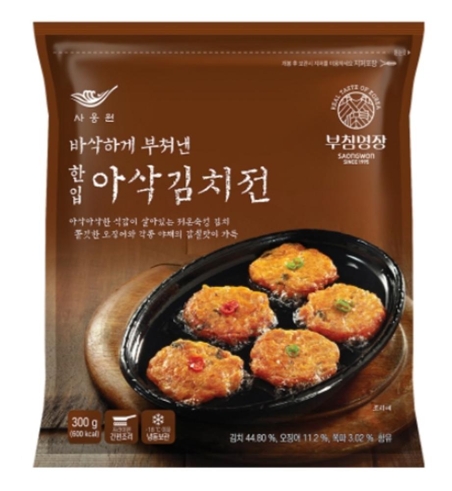 부침명장 한입 아삭 김치전 300g 사옹원