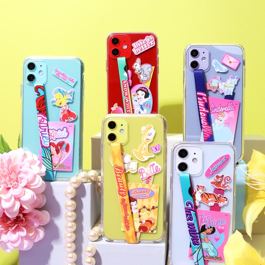 NEW 디즈니 프린세스 폰스트랩(2개입)