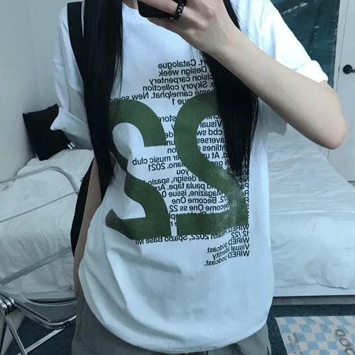 22 podcast box fit tee (4color)