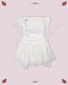 (PRE-ORDER) ANGELIC STRIPE DRESS [IVORY]