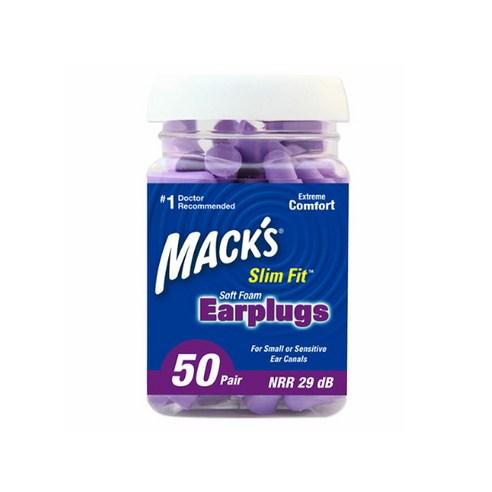 맥스 슬림핏 소음방지 귀마개 100p, 1개