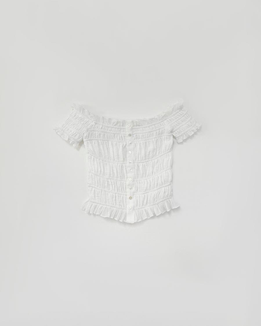 [2ND]Elly off blouse(2color)