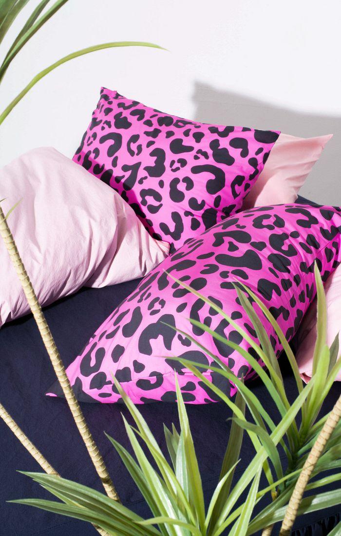 wild citizen pillow cover - Spakling pink 고밀도 60수 순면 베개커버