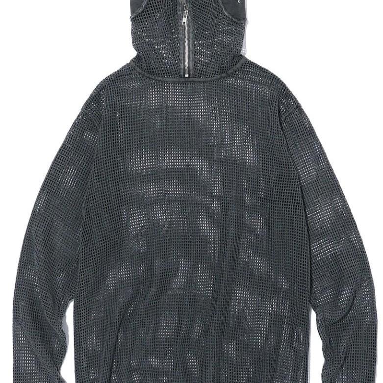 판매) icyto MESH ZIP HOODIE charcoal XL