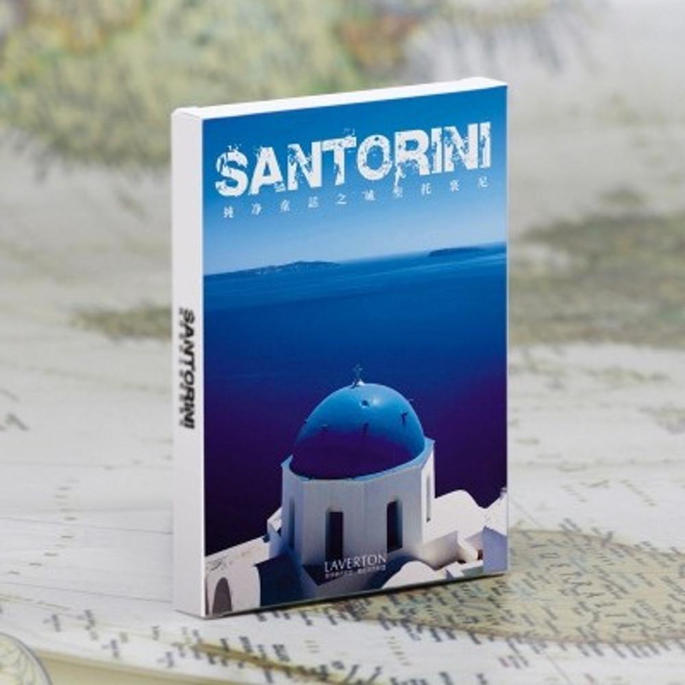 방구석 세계여행 산토리니 섬 엽서카드 포스터 30장 1세트 PC-35