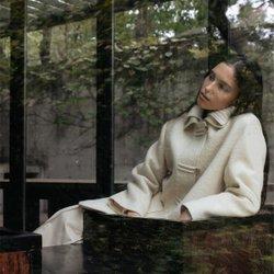 Alpaca Jeanne Half Coat Bone