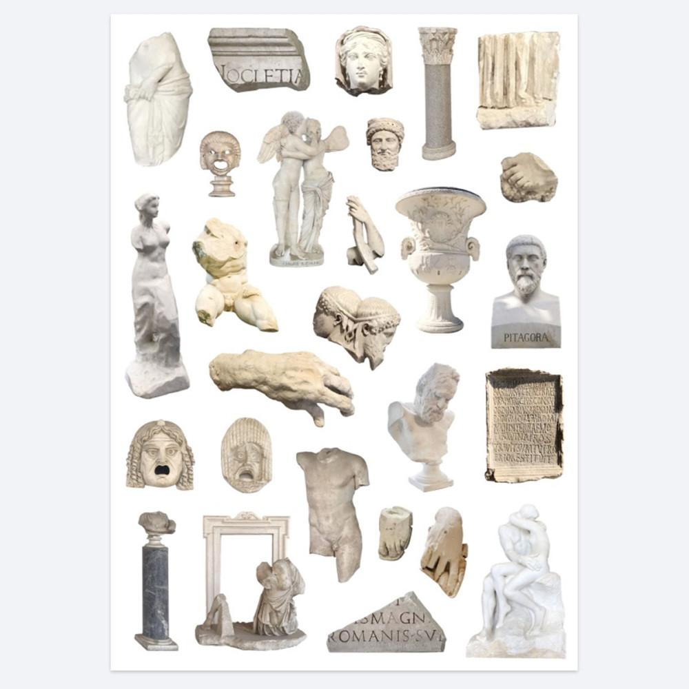 조각상 오브젝트 스티커