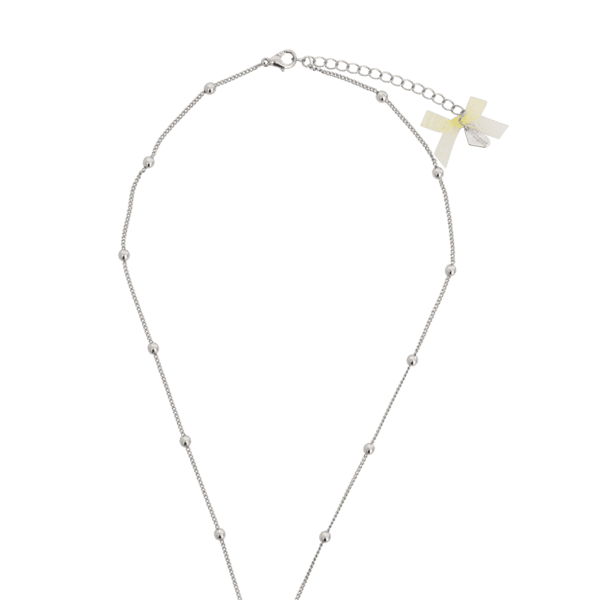 Hand Bag Beads Necklace (Lemon)