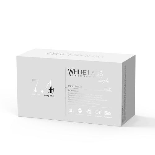 화이트랩스 치아미백기 LED 셀프 자가 치아미백기계 & 치아미백젤 세트 (2인용)