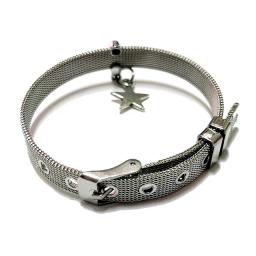 [베리베리 강민 착용] Silver star belt bracelet / 실버 스타 y2k 벨트팔찌