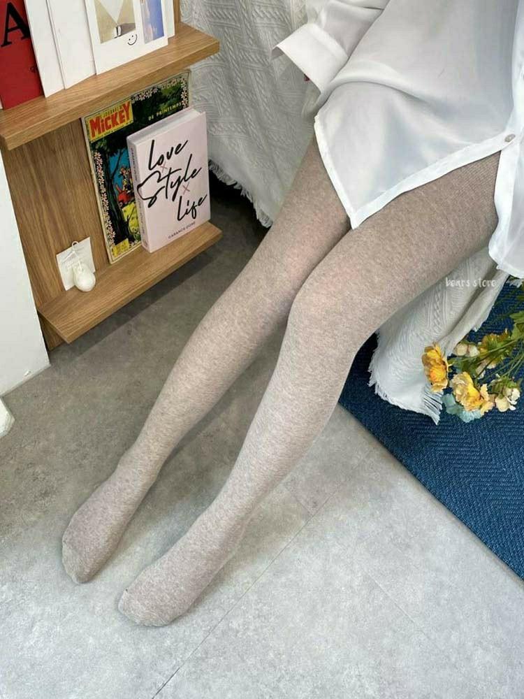 마리안 무지 면타이즈 니트스타킹 가을 겨울 유발 팬티스타킹