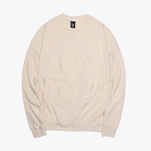 S ICON SWEAT SHIRTS (BEIGE)