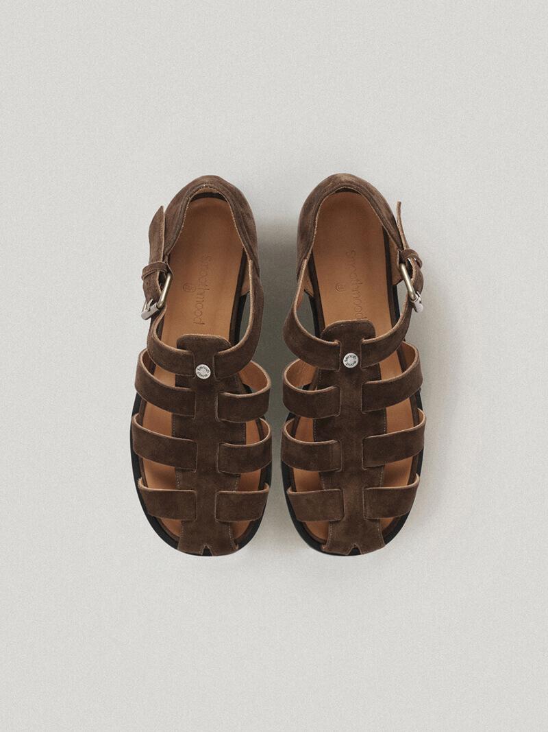 Marrakech Suede Sandal Camel