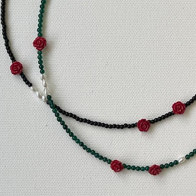 Midnight Rose Necklace