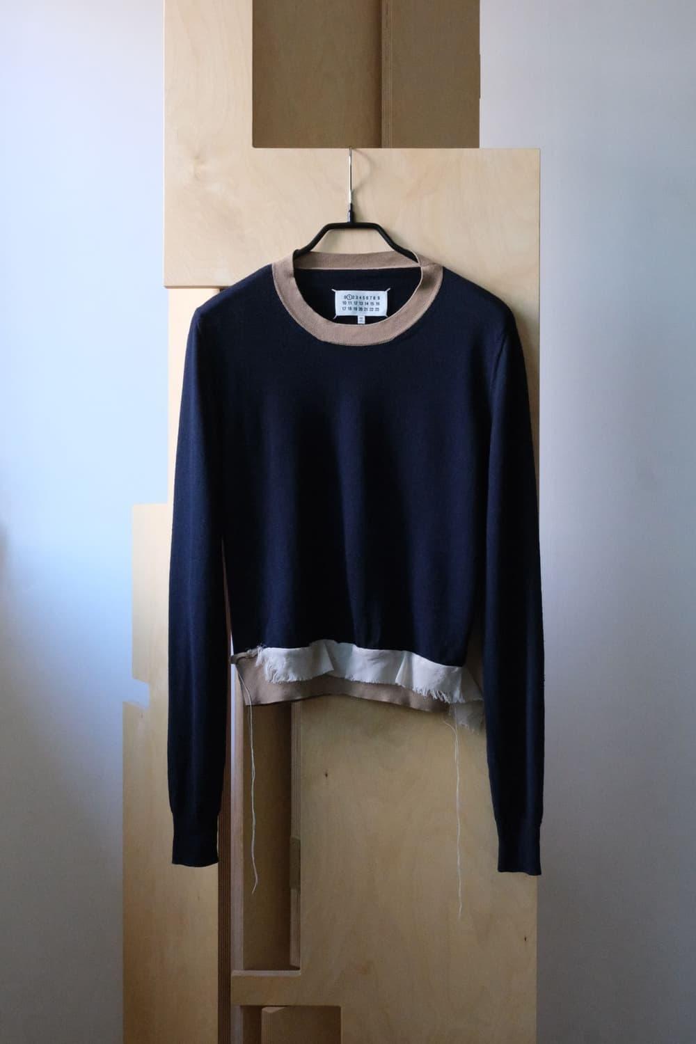 Margiela Layered Contrast Knit | 후루츠패밀리