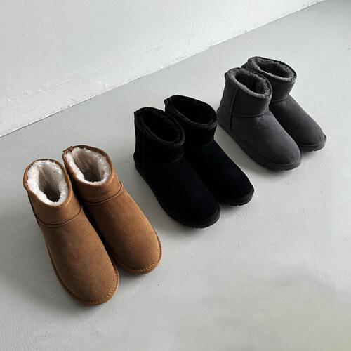 [기모/MD추천] G9 방한부츠 스웨이드 양털부츠 (3color)