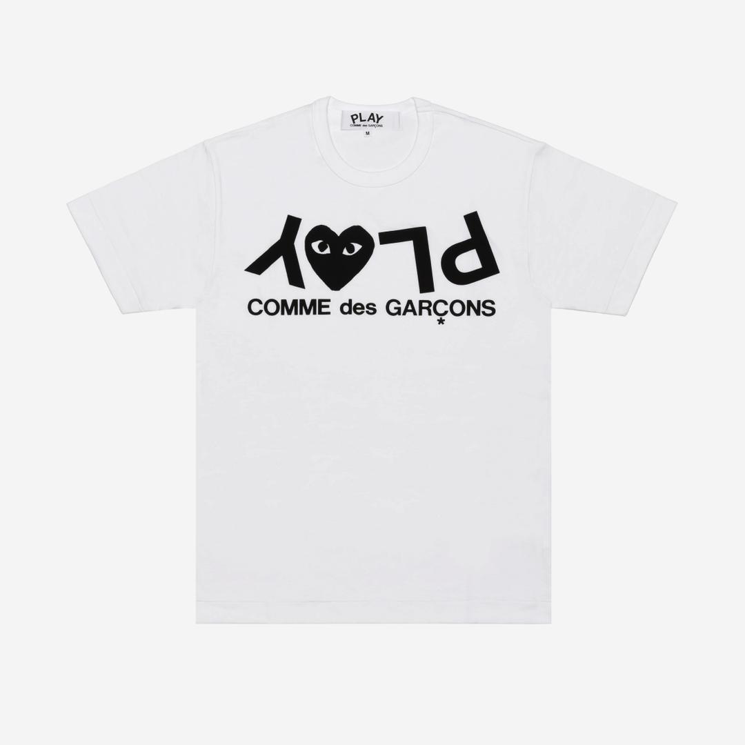 Play Comme des Garcons Reverse Logo T-Shirt White