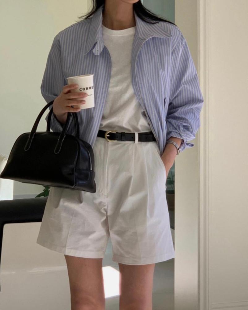 도버 dover 제인 스트라이프 블루종 자켓 (2color)