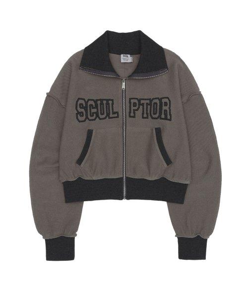 Inside-Out Zip-Up Ash-Reverse