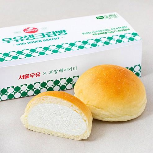 후앙 서울우유 우유생크림빵, 420g, 1개 - 기타베이커리류 | 쿠팡