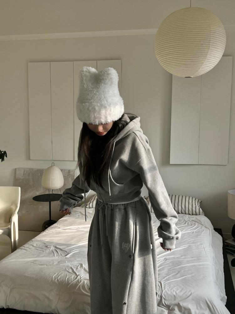 [made] 똑딱이 트레이닝 후드+팬츠 세트