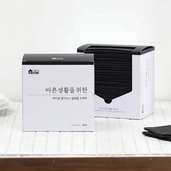 Black 일회용 수세미 (구성 택1)