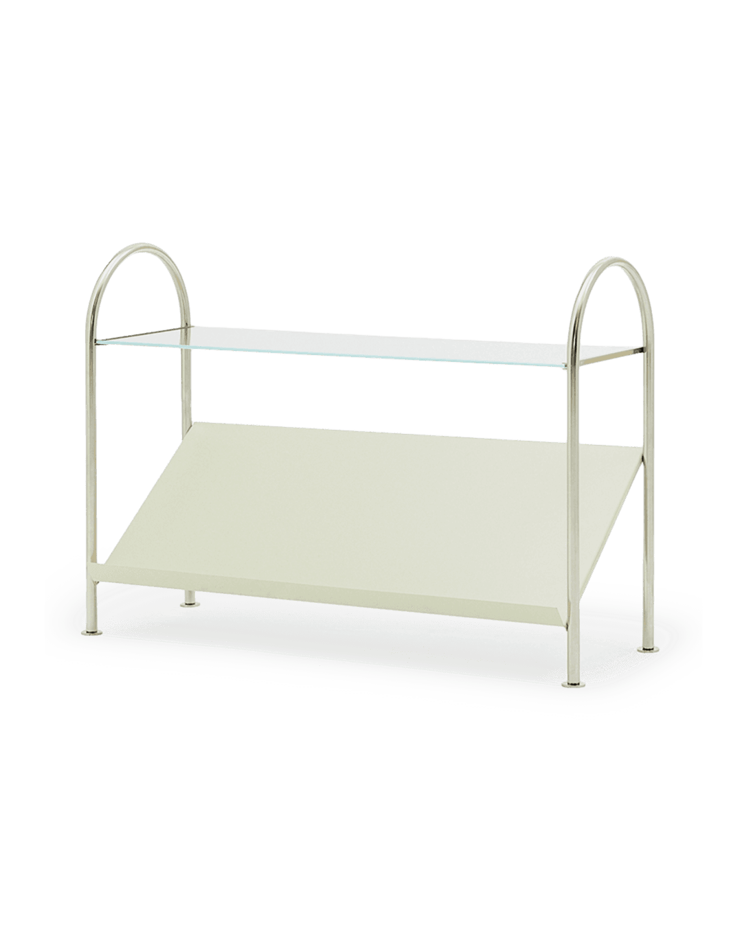 아치 북 선반 Greenish ivory