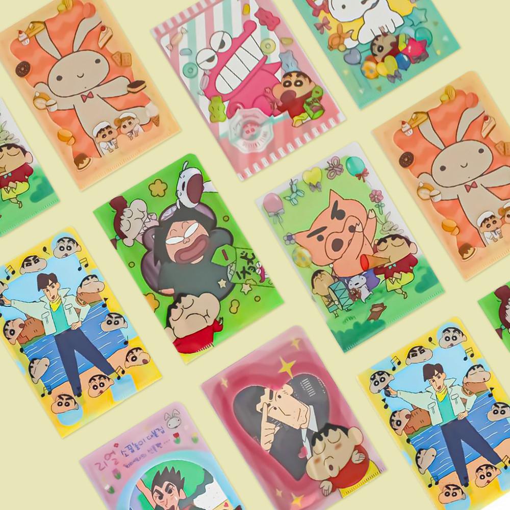 짱구 포토카드 미니 L자 홀더 포카 바인더 대지 탑로더 프레임 PP